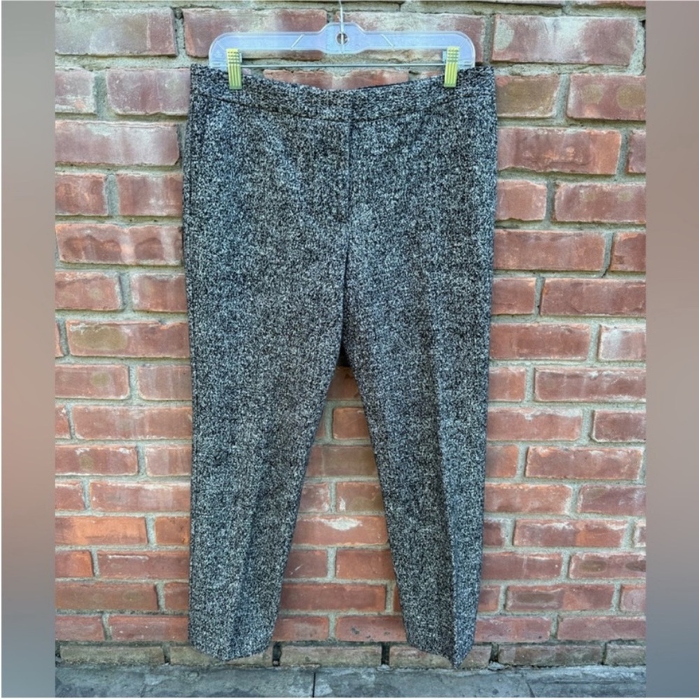 Ann Taylor wool blend black and white lined pants slacks trousers size 8 NWOT